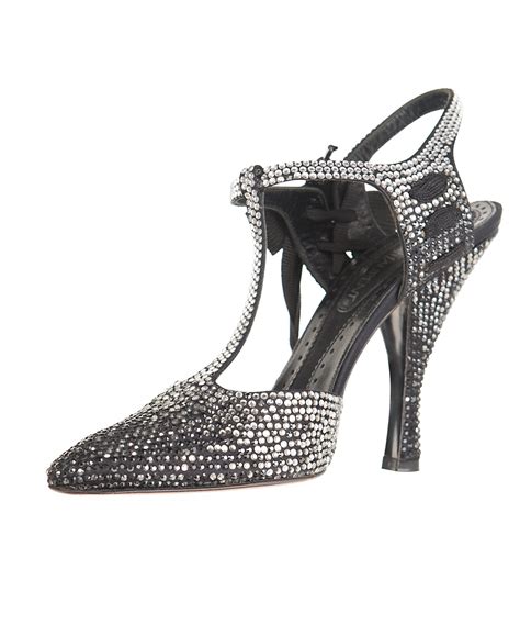 ysl rhinestone heels|ysl sandals.